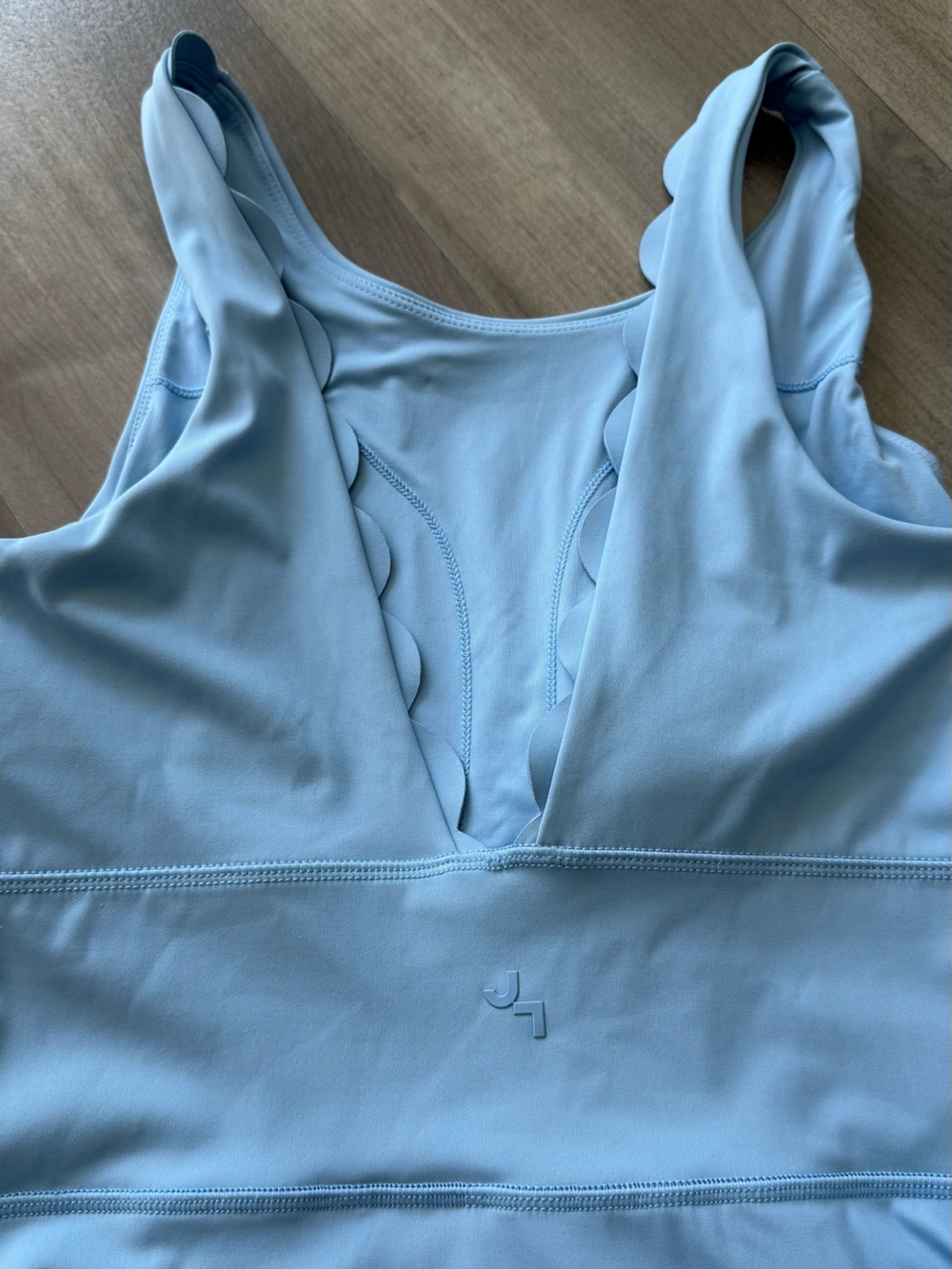JoyLab Sky Blue Athletic Dress with Built-In Shorts - Picture 3 of 7